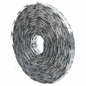 vidaXL Asmens stieple Sudraba 5000 x 1,9 cm Cinkots tērauds