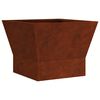 vidaXL Uguns bļoda Rūsa 40 x 40 x 35 cm Novecināts tērauds