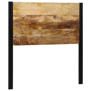 vidaXL galvgalis 100 cm masīvkoka mango un dzelzs