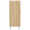 vidaXL kumode, ozolkoka krāsa, 34,5x34x90 cm, inženierijas koks