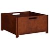 vidaXL Uguns bedre Rūsa 60 x 60 x 30 cm Novecināts tērauds