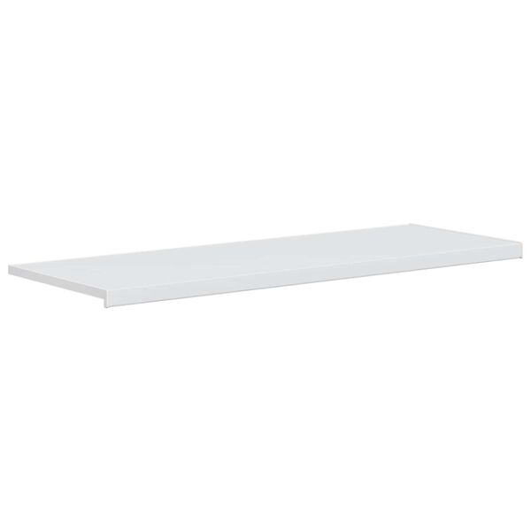 vidaXL Logu palodze Balts 140 x 50 x 4,5 cm PVC