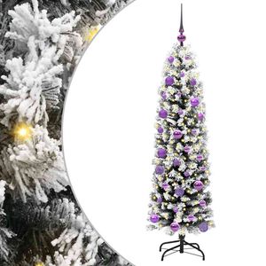 vidaXL Mākslīgā Ziemassvētku eglīte su 150 LED ar statīvu Zaļa 150 cm