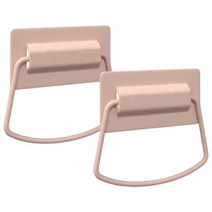 vidaXL Kabineta rokturi 2 gab. Rozā 85 x 45 mm Metāls