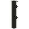 vidaXL Lietussarga pamatne 0.6 kg Melns Dzelzs for 40-50 mm Pole