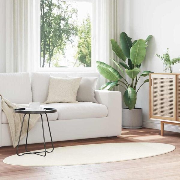 vidaXL Teritorijas paklāji HUARTE Krēmkrāsa 120 x 170 cm