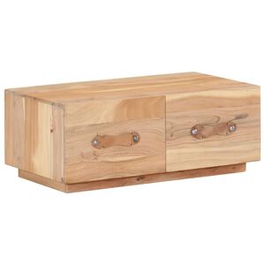 vidaXL kafijas galdiņ&scaron;, 90x50x35 cm, pārstrādāts masīvkoks