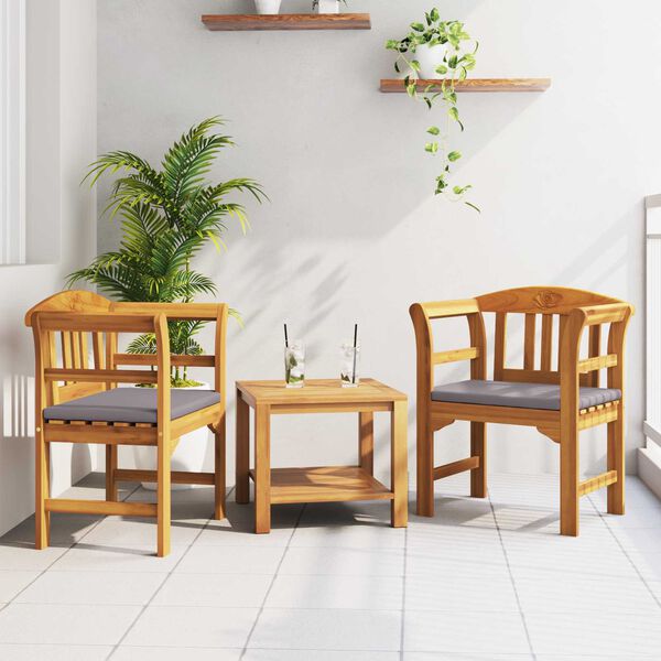 vidaXL Rožu sols Dabiska 68,5 x 46 x 82,5 cm Cietā akācijas koks