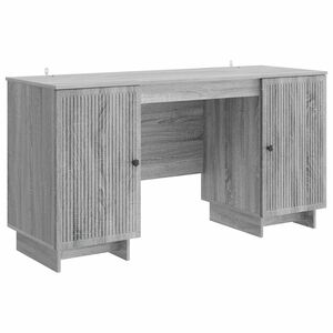 vidaXL Galds Pelēks Sonoma Inženierijas koks 142,5 x 50 x 75 cm