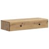 vidaXL Sienas montējamais sānu galds Artisan Ozols 87,5 x 34,5 x 17 cm