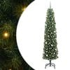vidaXL Mākslīgā Ziemassvētku eglīte su 300 LED ar statīvu Zaļa 240 cm