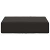vidaXL Āra sēdvietu spilvens Melns 40 x 40 x 8 cm 100% poliesters