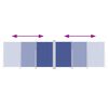 vidaXL izvelkams sānu aizslietnis, zils, 180x600 cm