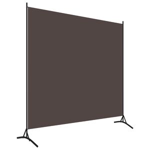 vidaXL istabas aizslietnis, brūns, 175x180 cm, audums