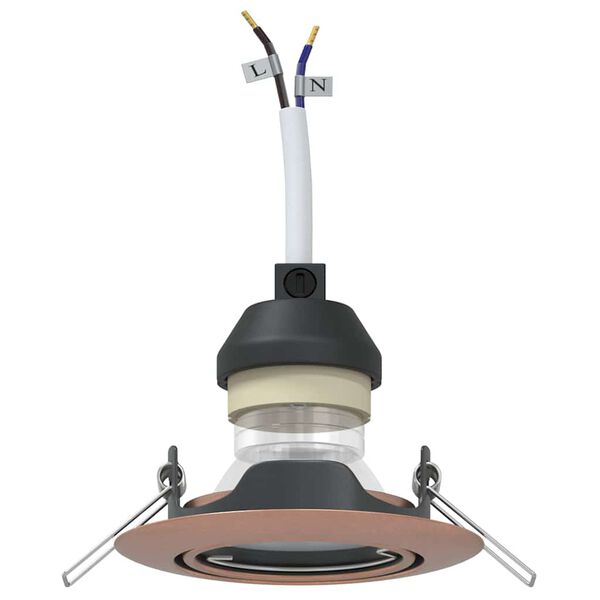 vidaXL Prožektors 24 pcs Var&scaron; 9 x 9 x 2.5 cm Metāla