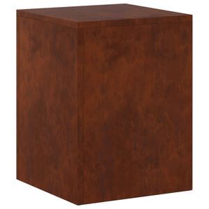 vidaXL Augu statīvs Rūsa 30 x 30 x 40 cm Novecināts tērauds