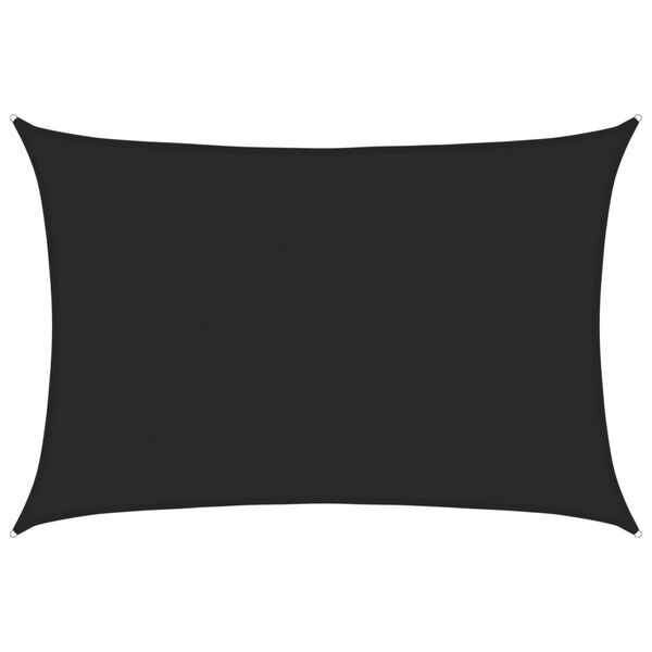 vidaXL saulessargs, 160 g/m&sup2;, melns, 5x7 m, HDPE