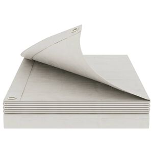 vidaXL Pārklājs ar acīm Balts 2 x 3 m 90 gsm PE