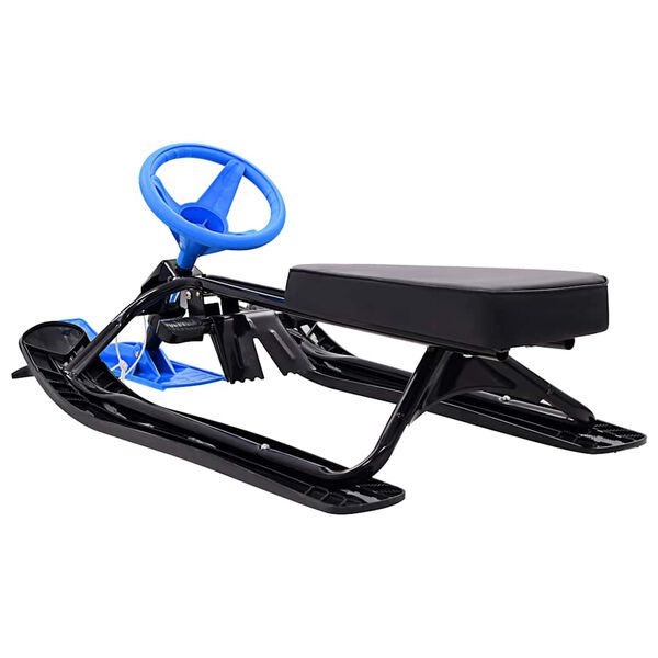 vidaXL boba ragavas, melnas un zilas