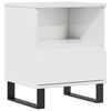 vidaXL naktsgaldiņ&scaron;, spīdīgi balts, 40x35x50 cm, inženierijas koks