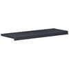 vidaXL Logu palodze Antracīts ar koka tekstūru 80 x 30 x 4,5 cm PVC
