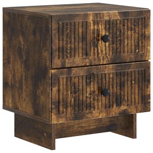 vidaXL Nakts skapītis ar atvilktni Kūpināts ozols 43 x 34,5 x 47,5 cm