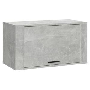 vidaXL sienas apavu skapītis, pelēks, 70x35x38 cm, inženierijas koks