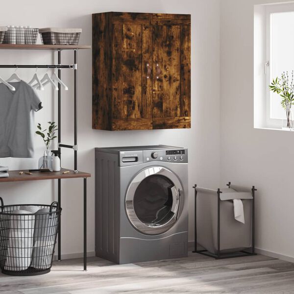 vidaXL sienas skapītis, 69,5x34x90 cm, inženierijas koks, koka krāsa