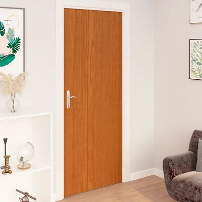 vidaXL durvju līmplēves, 4 gab., 210x90 cm, gaiša ozolkoka krāsa, PVC