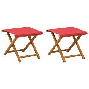 vidaXL Dīvāngalvs 2 pcs Cieta eikalipta koksne Sarkana