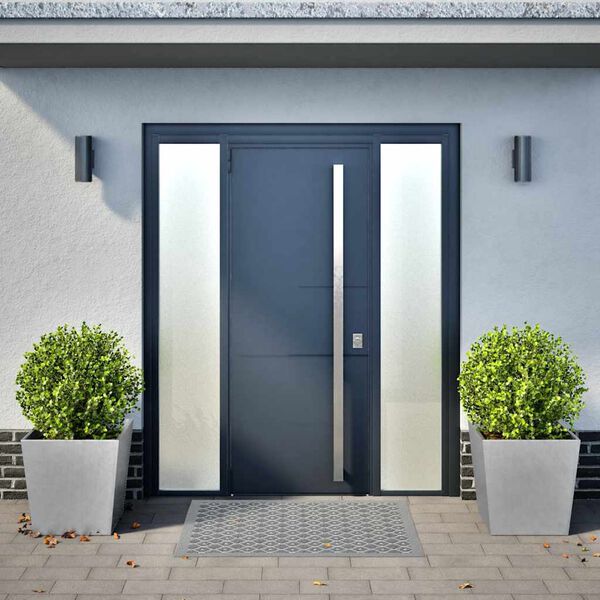 vidaXL dārza puķu kastes, 2 gab., 50x50x50 cm, cinkots tērauds