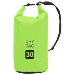 vidaXL ūdens soma, zaļa, 30 L, PVC