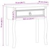 vidaXL Konsoles galds Balts 73 x 35 x 73 cm Ciets priedes koks