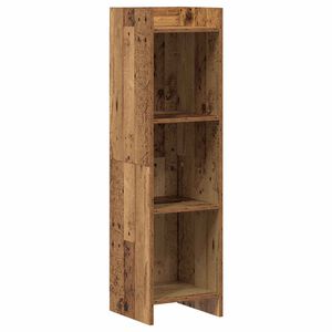 vidaXL Grāmatu skapis Vecs koks 30 x 30 x 111 cm Inženierijas koks