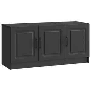 vidaXL Televizora skapī&scaron;a Melns 99 x 34,5 x 47 cm Inženierijas koks