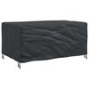 vidaXL Mēbeļu pārklājs Vienkrāsains Melna 172 x 113 x 73 cm 600D