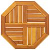 vidaXL galda virsma, 50x50x2 cm, astoņstūra forma, akācijas masīvkoks