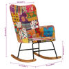 vidaXL &scaron;ūpuļkrēsls, krāsains tekstilmozaīkas audums