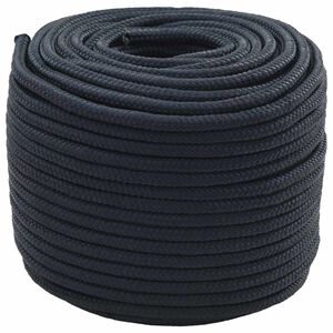 vidaXL Laivu virvju 0.6 mm 500 m Karaliski zils Poliesters