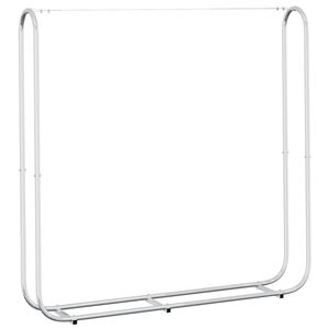 vidaXL malkas uzglabā&scaron;anas statīvs, 150x25x150 cm, cinkots tērauds