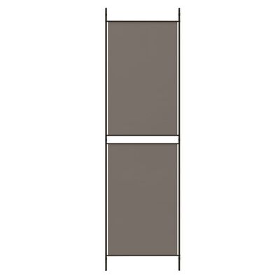 vidaXL 3-paneļu istabas aizslietnis, 150x180 cm, antracītpelēks audums