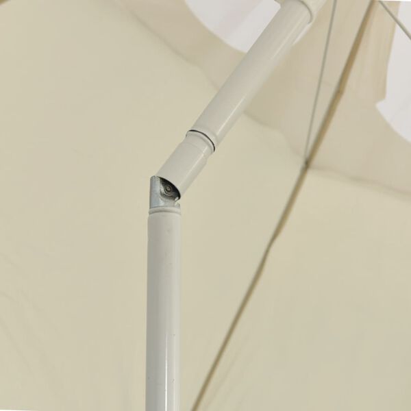 vidaXL pludmales saulessargs, 300 cm, smilšu dzeltens