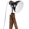 vidaXL grīdas lampa, 25 W, melna, 45x45x120 cm, E27