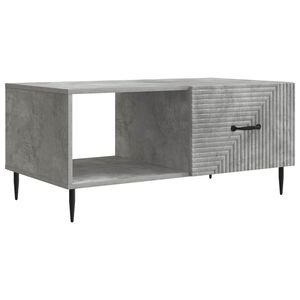 vidaXL Kafijas galdiņ&scaron; Betona pelēks 90 x 50 x 40 cm Inženierijas koks