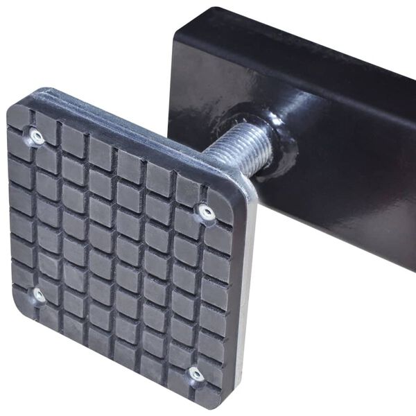 vidaXL pacēlāja adapteris ar 2 tonnu celtspēju, sarkans