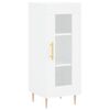 vidaXL augstais skapītis, balts, 34,5x34x180 cm, inženierijas koks