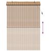 vidaXL Rullo žalūzija ar aizkariem Daba 150 x 220 cm Bambuss