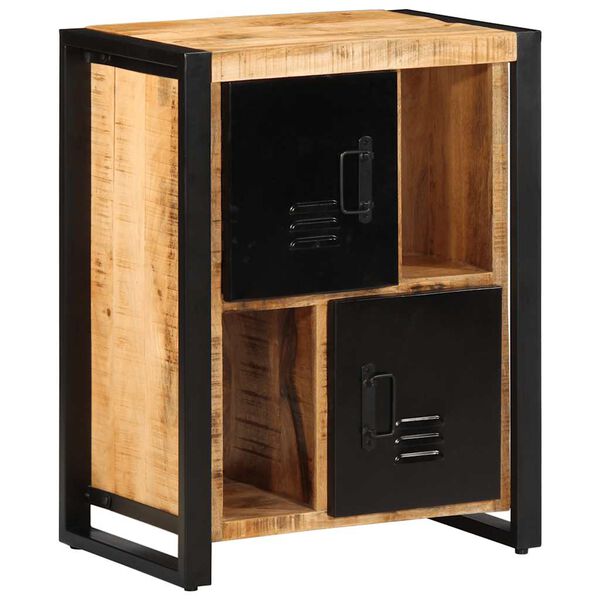 vidaXL kumode, 55x35x70 cm, neapstrādāts mango masīvkoks