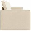 vidaXL Dīvāngulta 200cm Krēmkrāsa audums