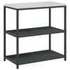 vidaXL Virtuves plauktu komplekts HATTEM Antracīta 90 x 50 x 92 cm
